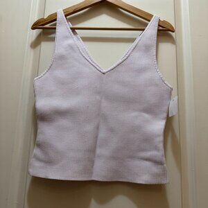 Babaton Cropped Ribbed Tank